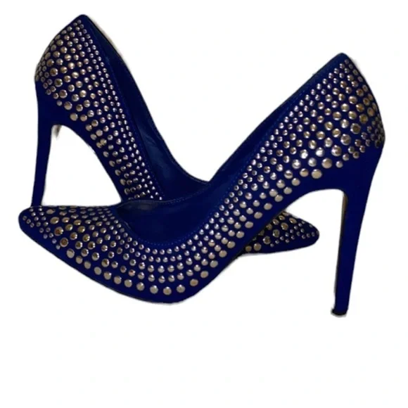 NWT 149.00 Shoes. Betsey Johnson Faawn Blue Heels, Size 8. Read thoroughly. 🎉HP - Picture 16 of 16